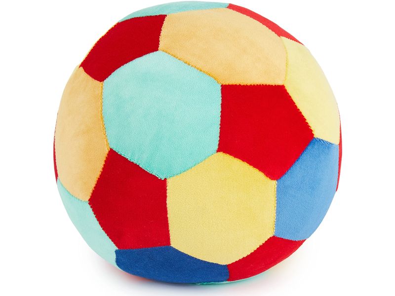 bieco Rassel Veloursball 30 cm Weicher Rasselball