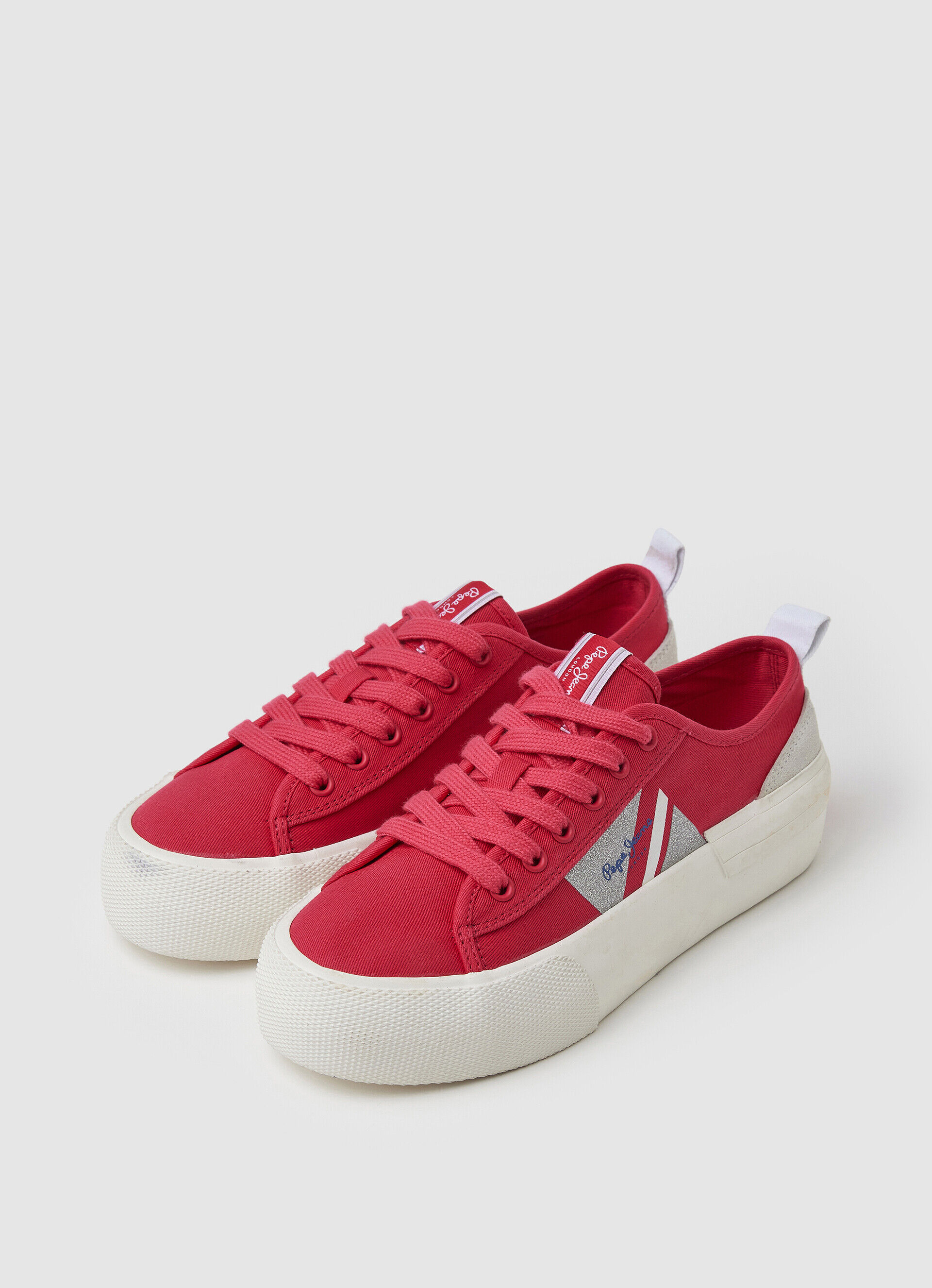 SAPATOS VULCANIZADOS ALLEN FLAG - vermelho morango