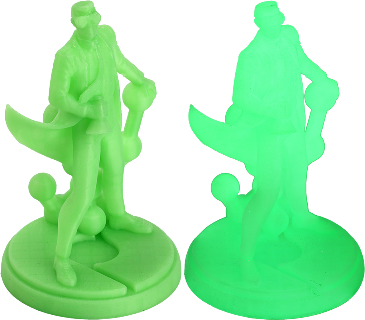 Polymaker  Panchroma™ PLA Luminous Green, 1,75 mm / 1000 g    Faszinierender Glow in the Dark Effekt in Grün