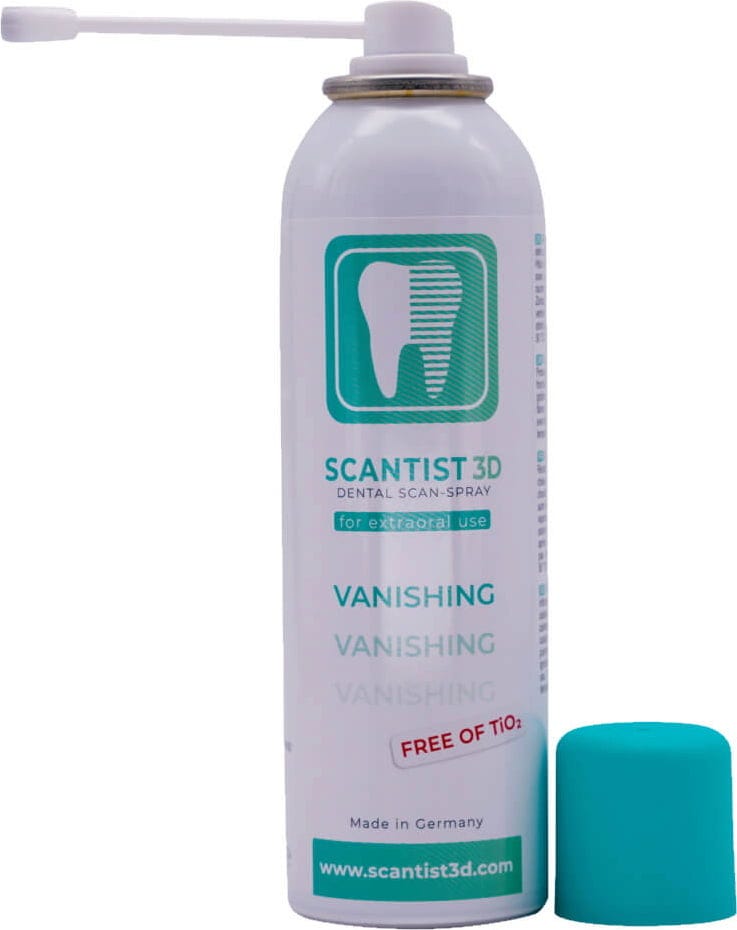 SCANTIST 3D  Vanishing Spray, 200 ml    Dental Scan-Spray für extraorale Anwendung
