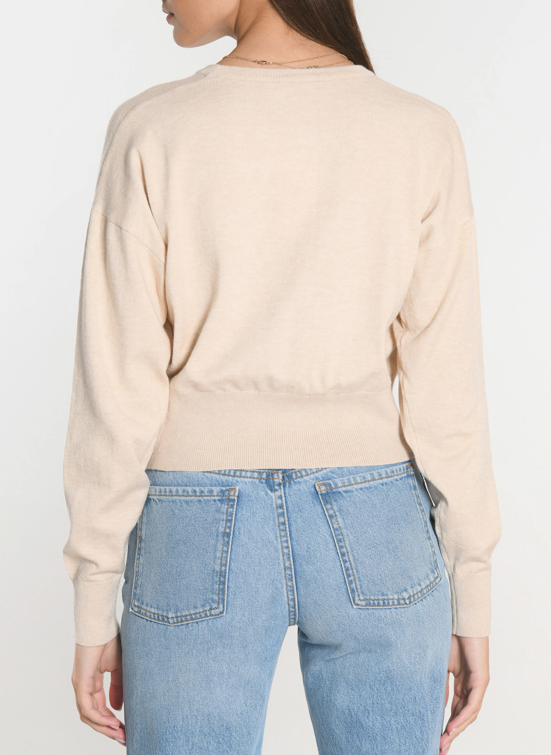 NOLWENN - Pull court large| Beige