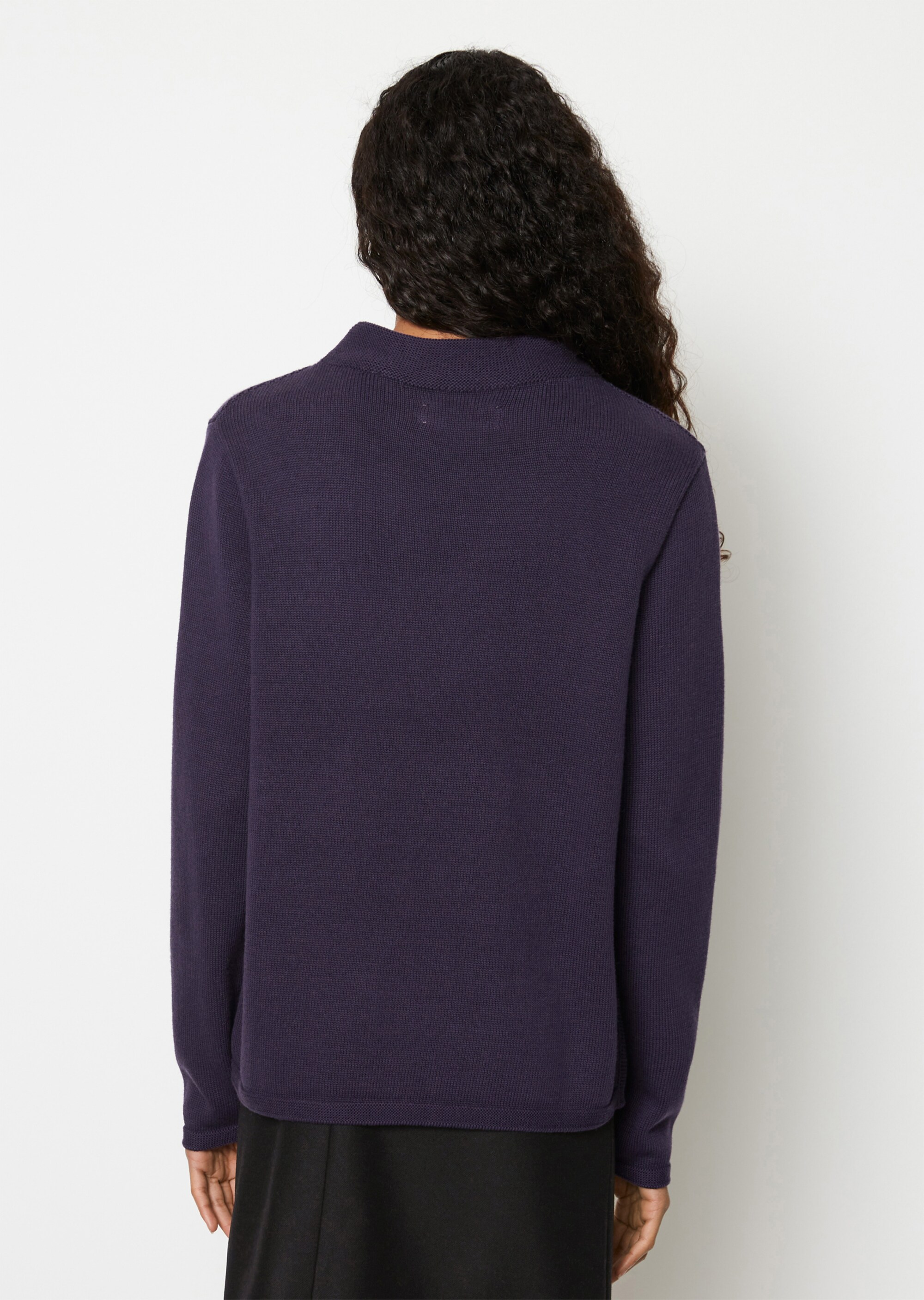 Strickpullover slim aus Organic Cotton