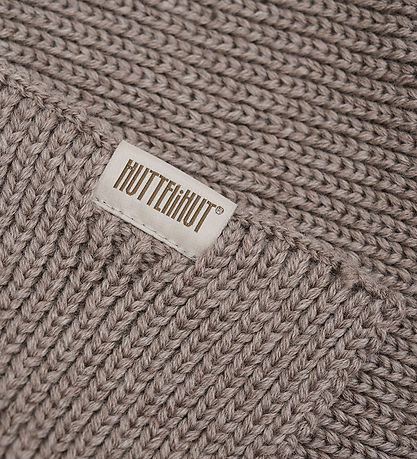 Huttelihut Halsedisse - Uld - Strik - Brown Melange