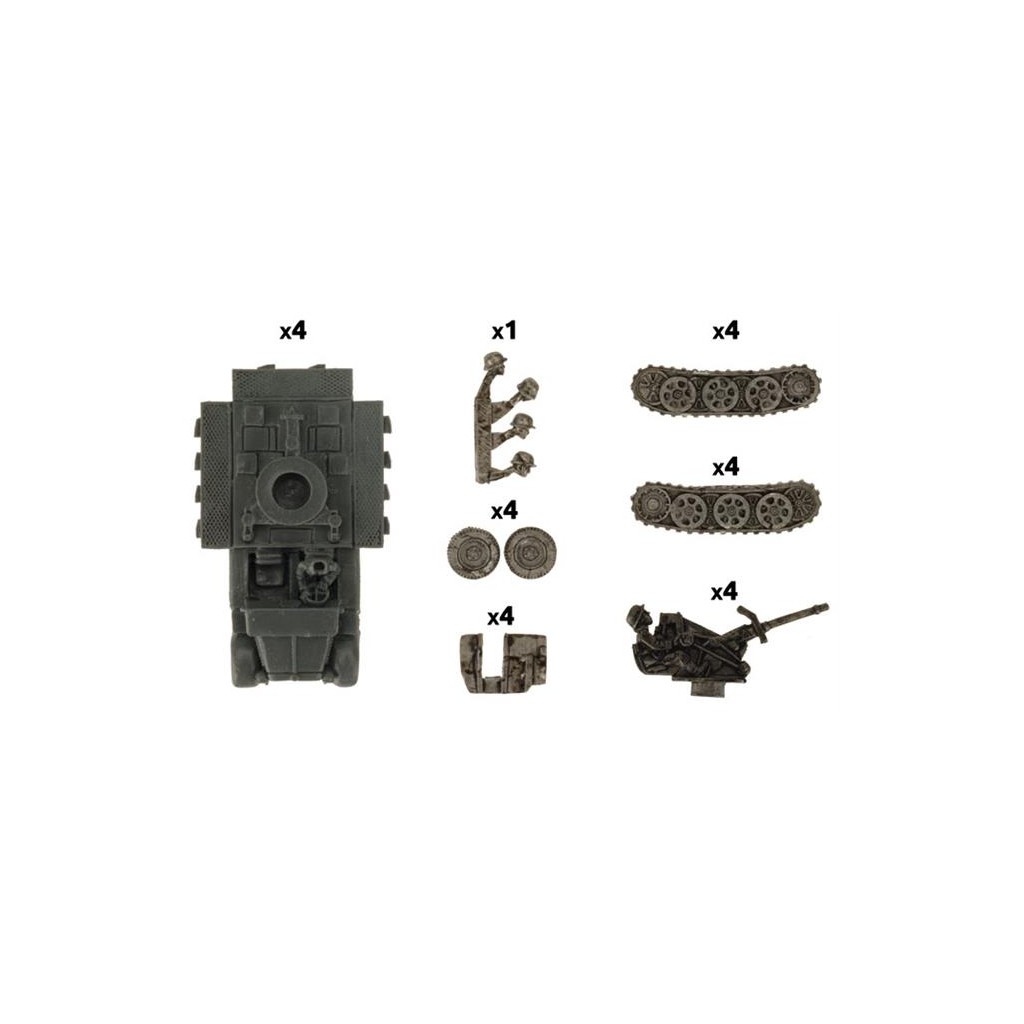 Flames of War - Sd Kfz 10/4 Light AA Platoon
