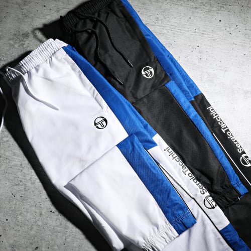 Pantalon Jogging Abita 39145 Blanc Bleu Roi