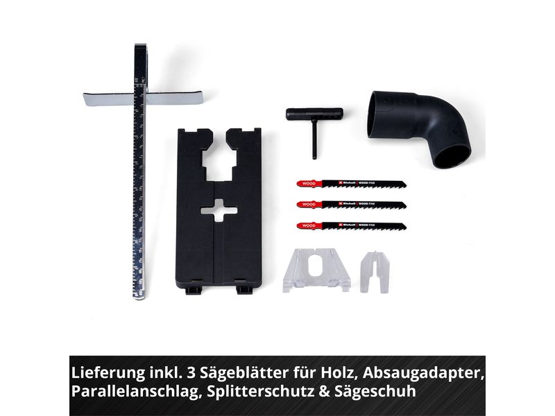 Einhell Professional Akku-Stichsäge TP-JST 18/135 Li BL – S Akkubetriebene Stichsäge mit Schnittlinienanzeiger