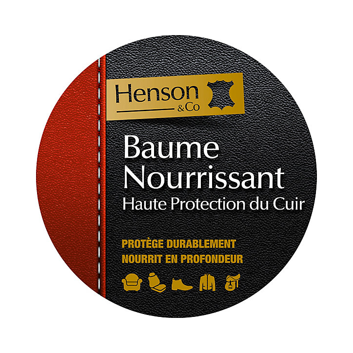 Baume nourrissant haute protection cuir Henson & Co 210 ml