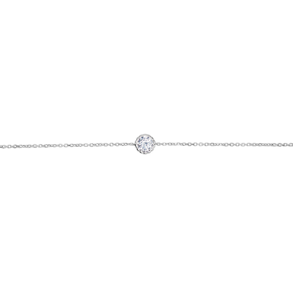 Bracelet Kadidia Or Blanc Oxyde De Zirconium