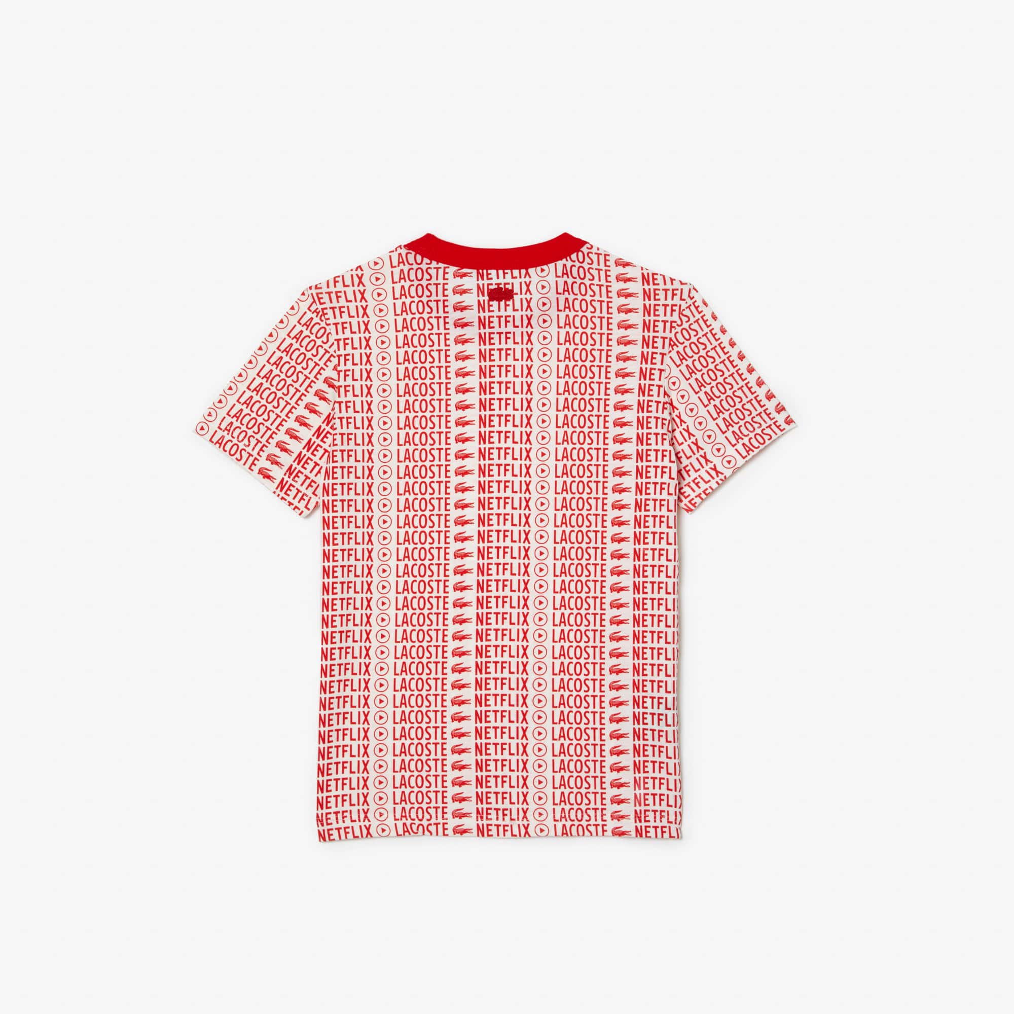 T-shirt enfant Lacoste x Netflix avec imprimé en coton biologique T-Shirts & Chemises - Blanc - Lacoste - Enfant