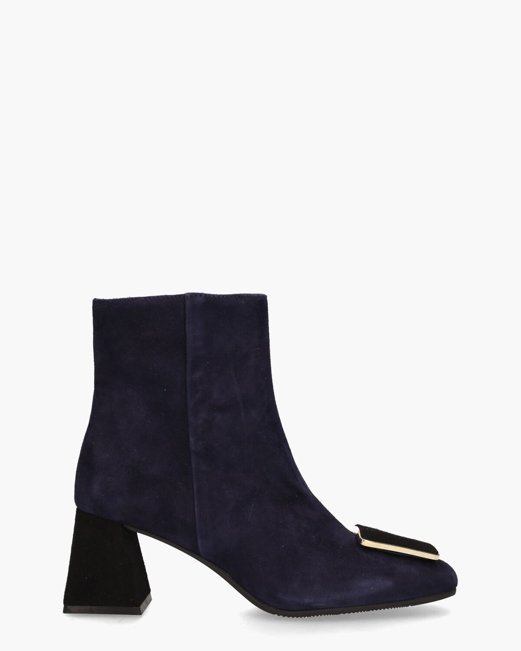 Evaluna 6537 Donkerblauw/Zwart Dames Enkelboots
