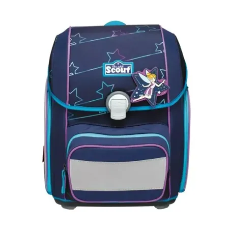 Scout Schulranzen-Set Genius Blue Star mit Sporttasche, 4-teilig