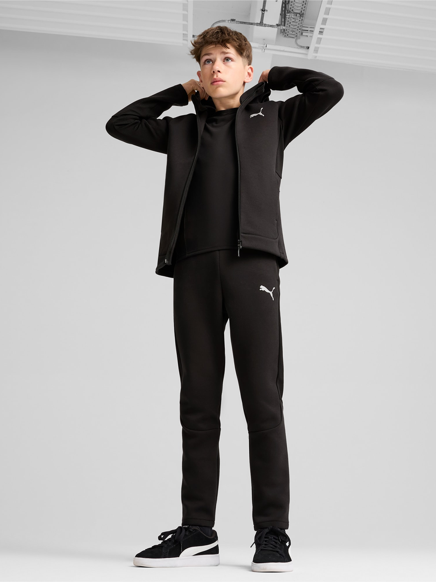 Evostripe Full-Zip Big Kids' Hoodie