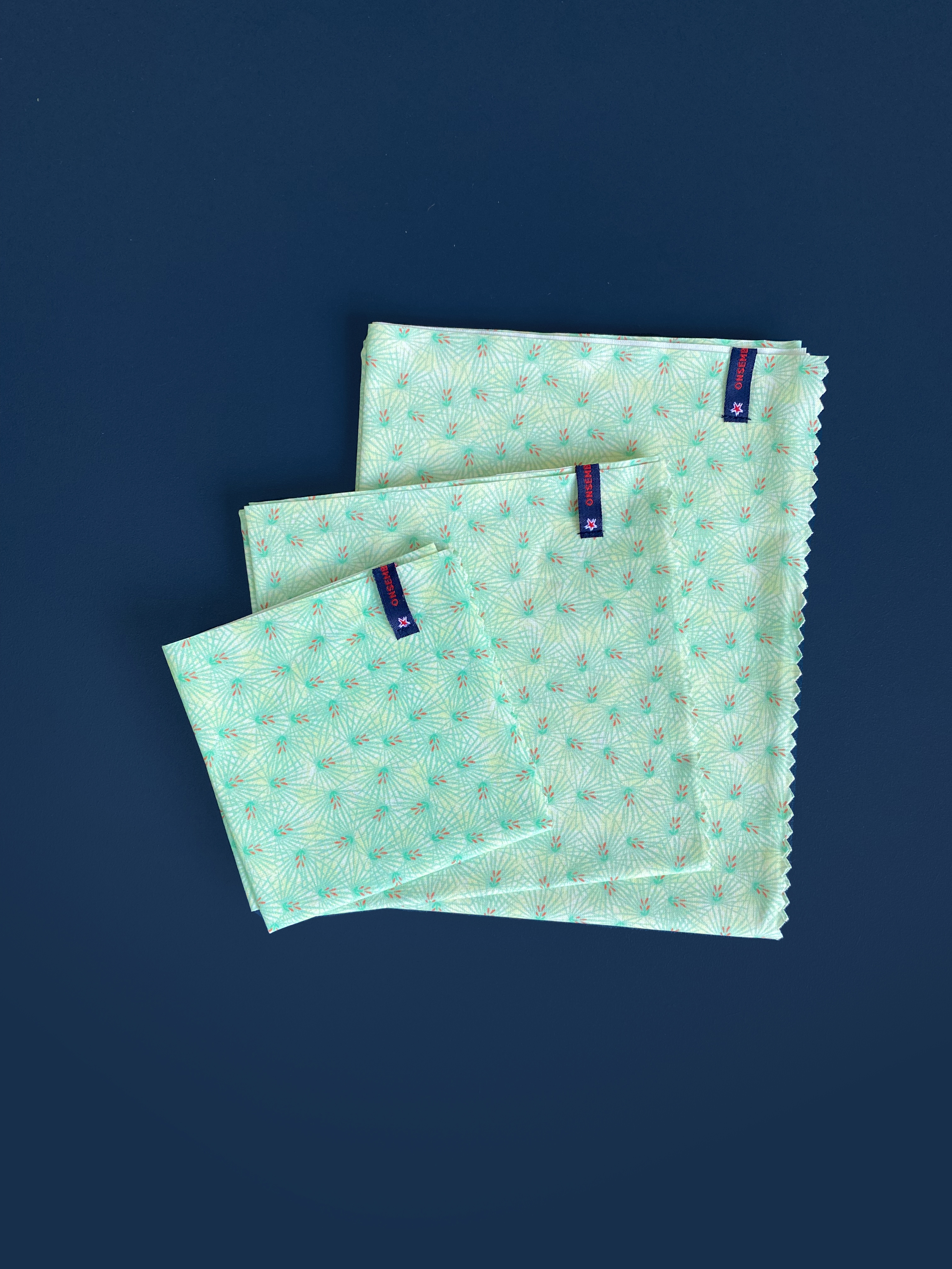 Trio feuilles cadeaux vert vincennes