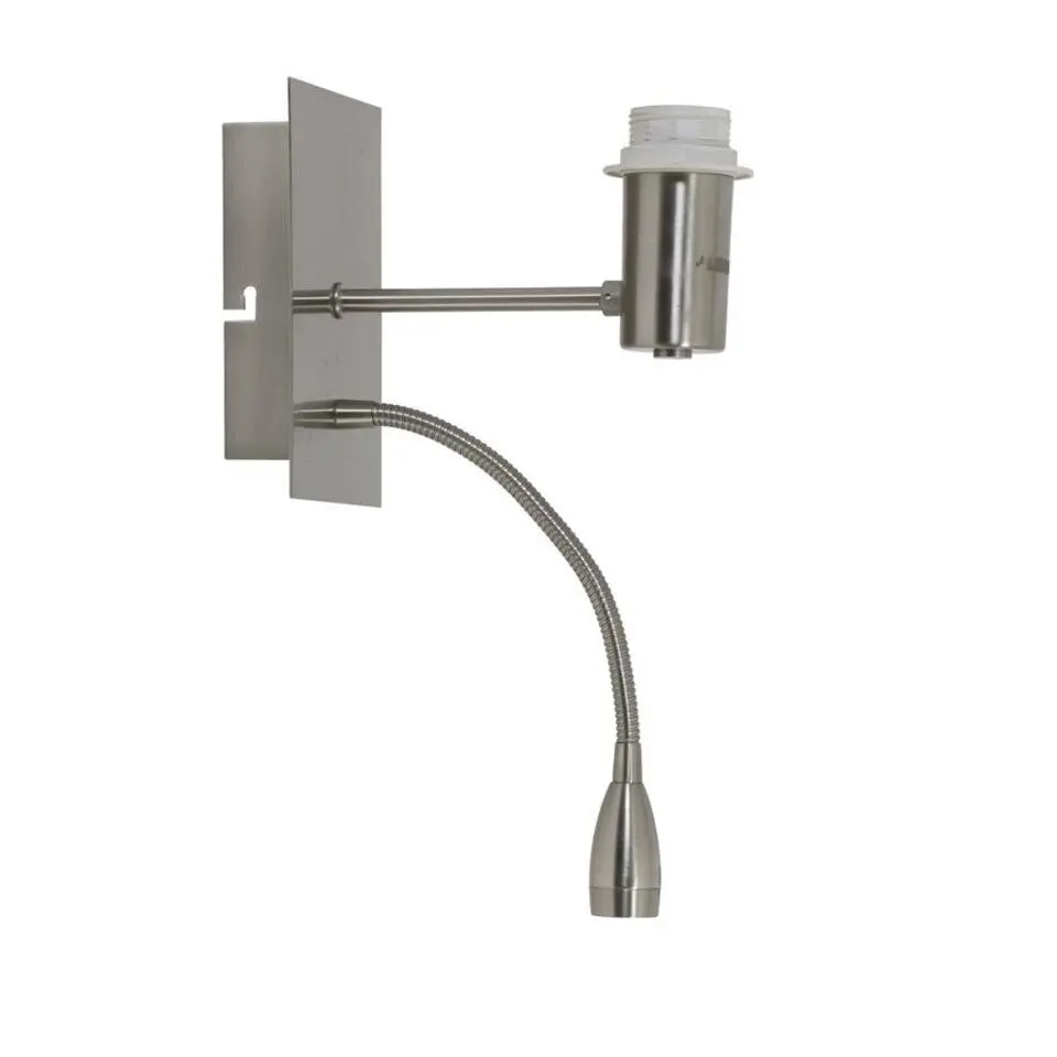 Light & Living - Regina wandlamp ledflex 20x11x35 cm - nikkel satijn
