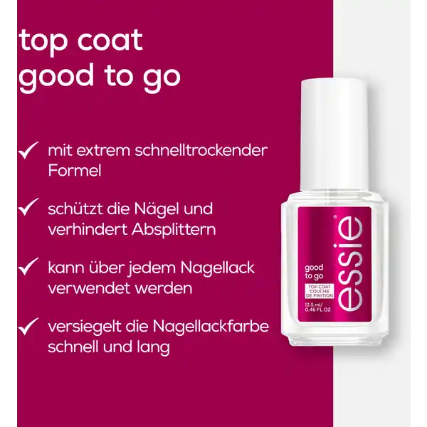 Nagellack Set strong start base coat, good to go top coat