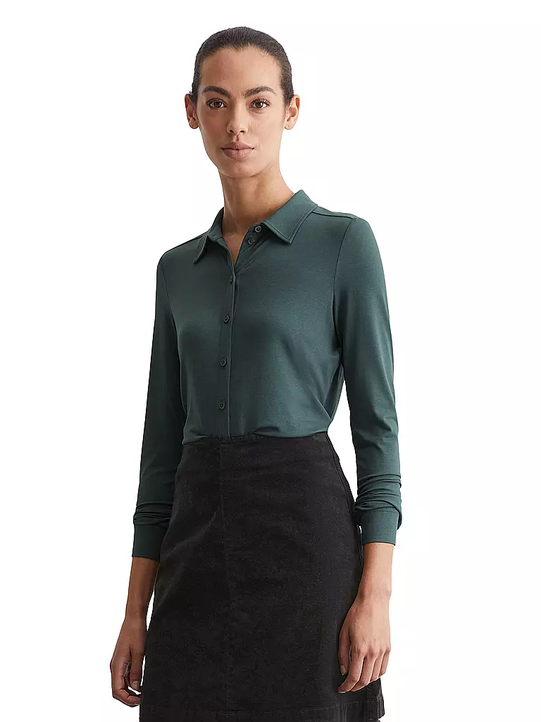 MARC O'POLO Bluse  dunkelgrün