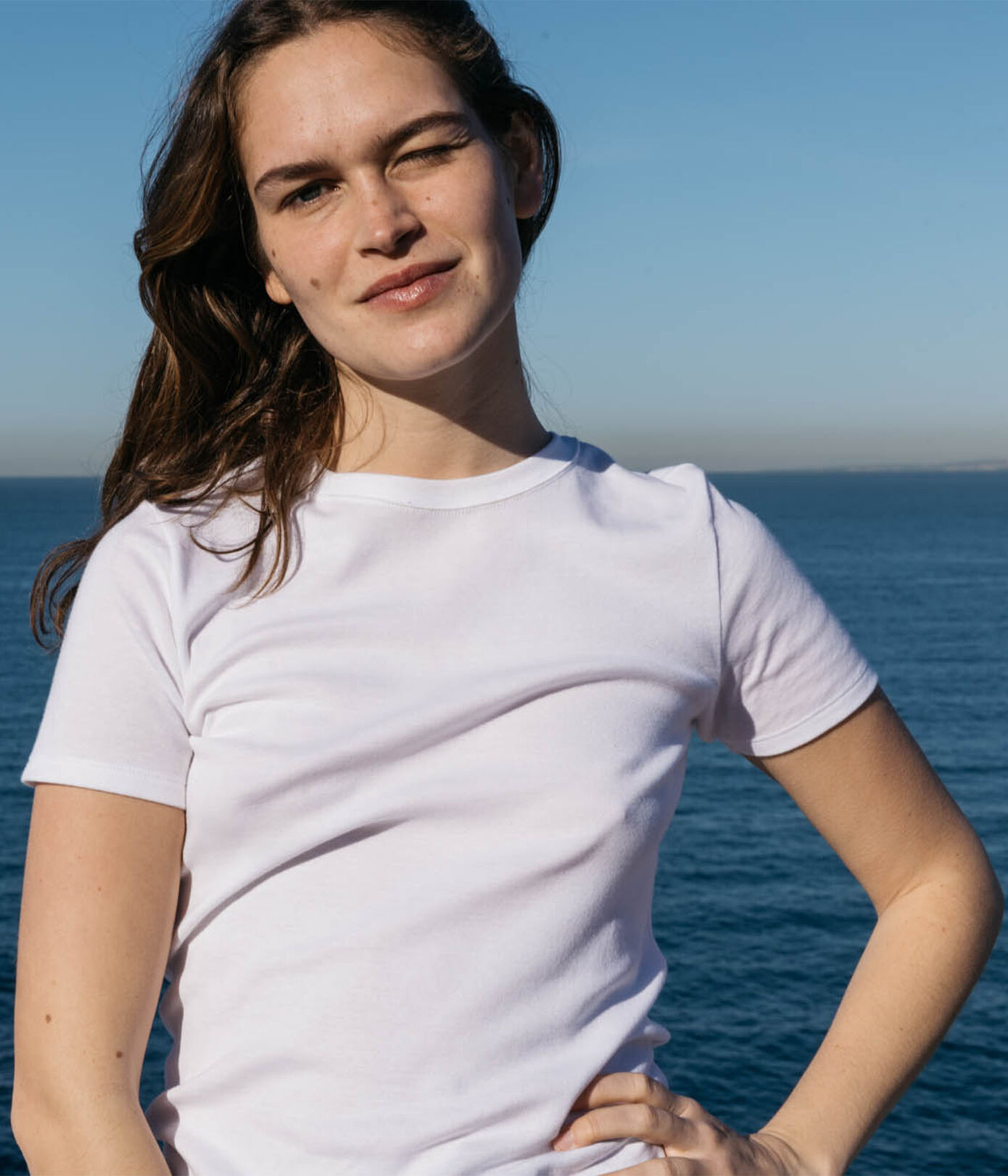 Tee-shirt L'ICONIQUE col rond en coton Femme