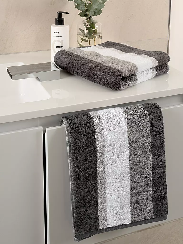 CAWÖ Handtuch NOBLESSE 50x100cm Anthrazit grau