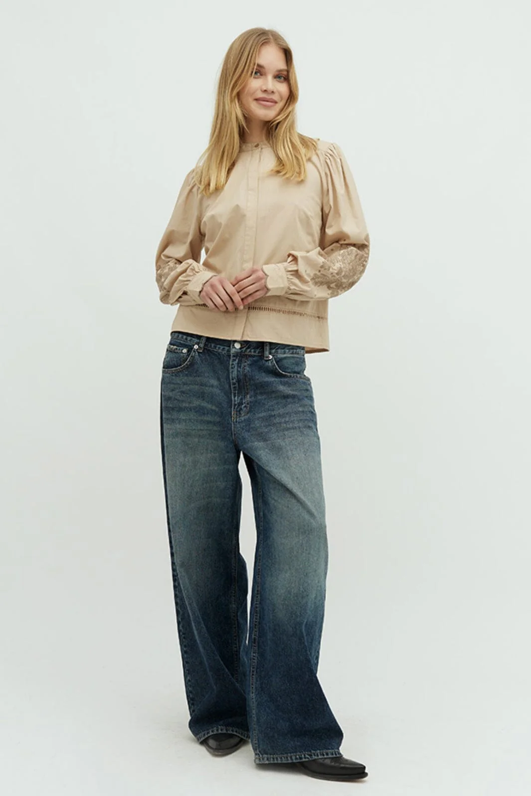 MbyM Pauline-M q88 taupe pepper emb