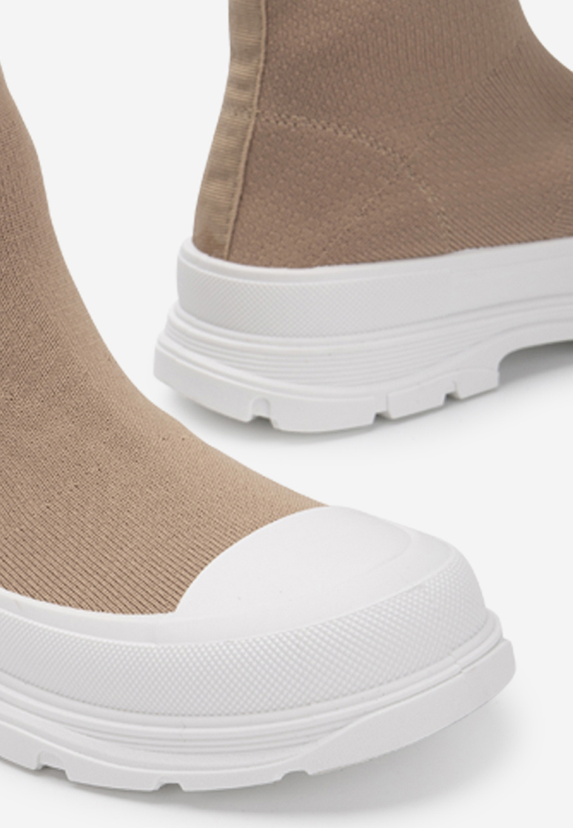 Baskets montantes kaki Zynnia
