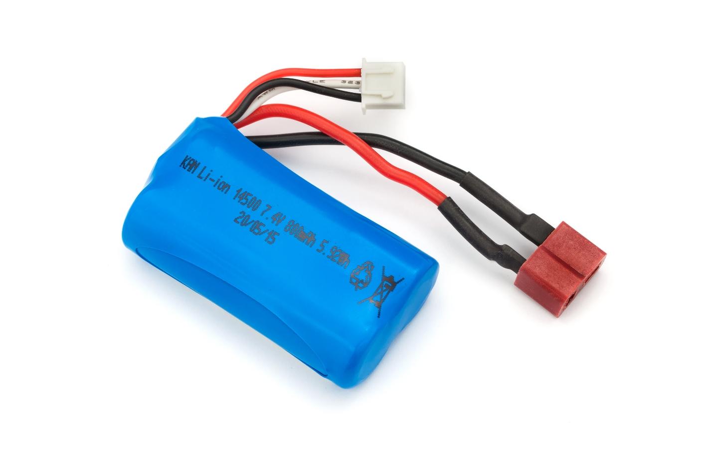RC-Akku Li-Ion 800 mAh 7.4 V zu Slyder & SlayerErsatz Akku zu Blackzon Slayer und Slyder