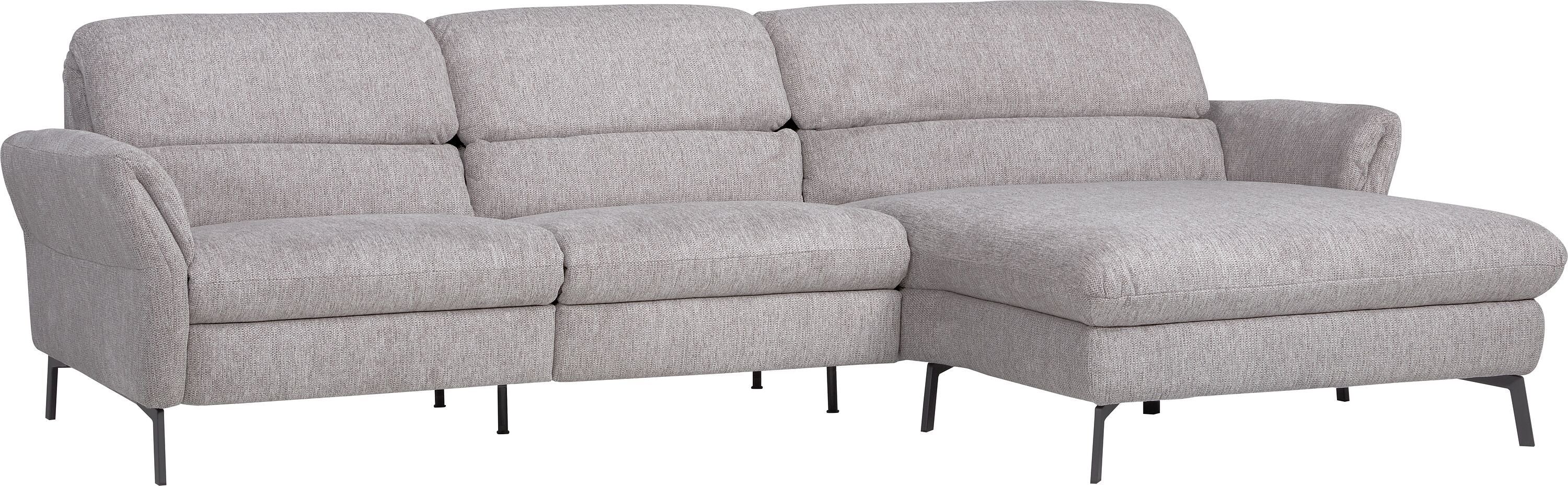 SEBO Ecksofa - Hellgrau / B: 284.0 cm x T: 161.0 cm x H: 84.0 cm