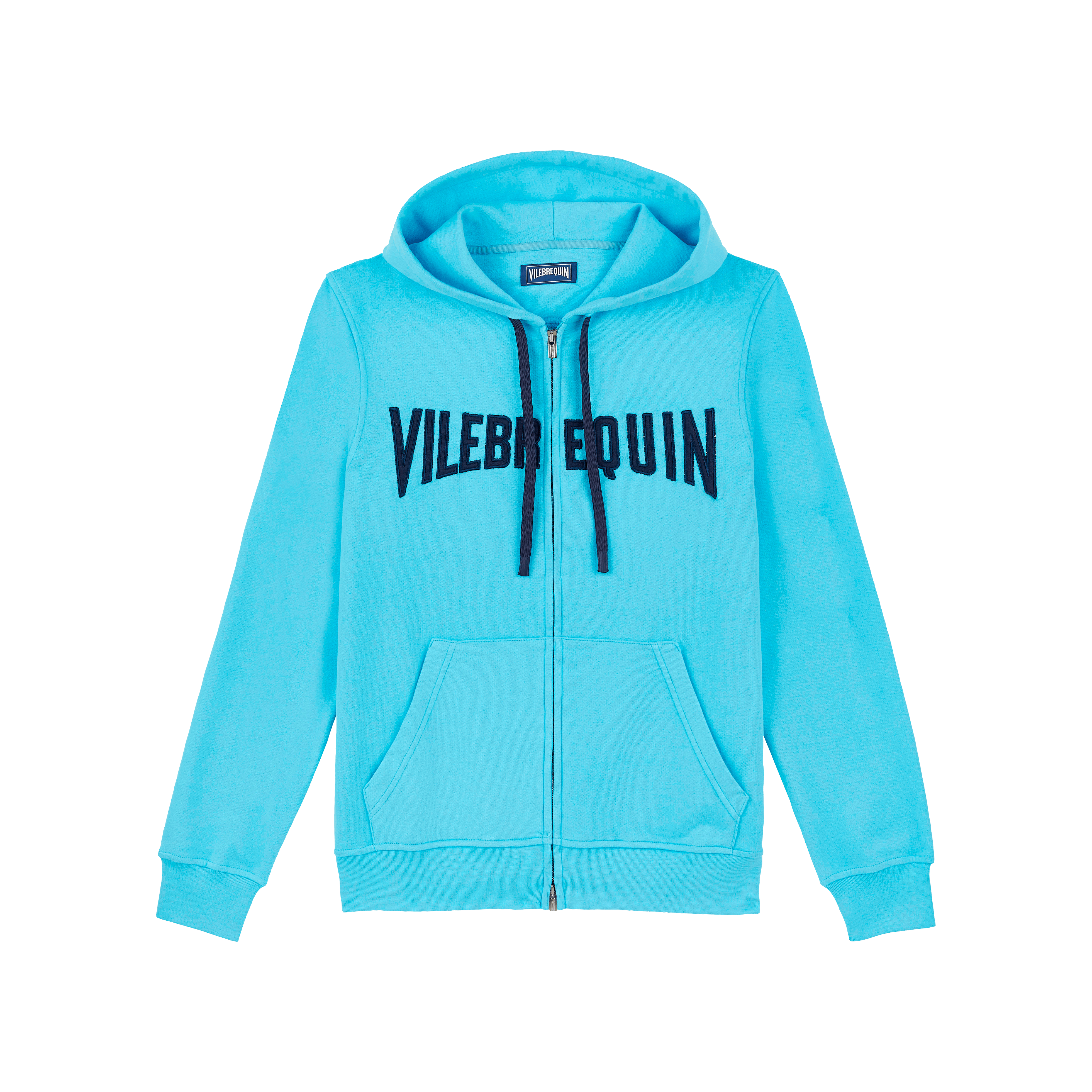 Sweat à Capuche en Coton Homme Logo Brodé
