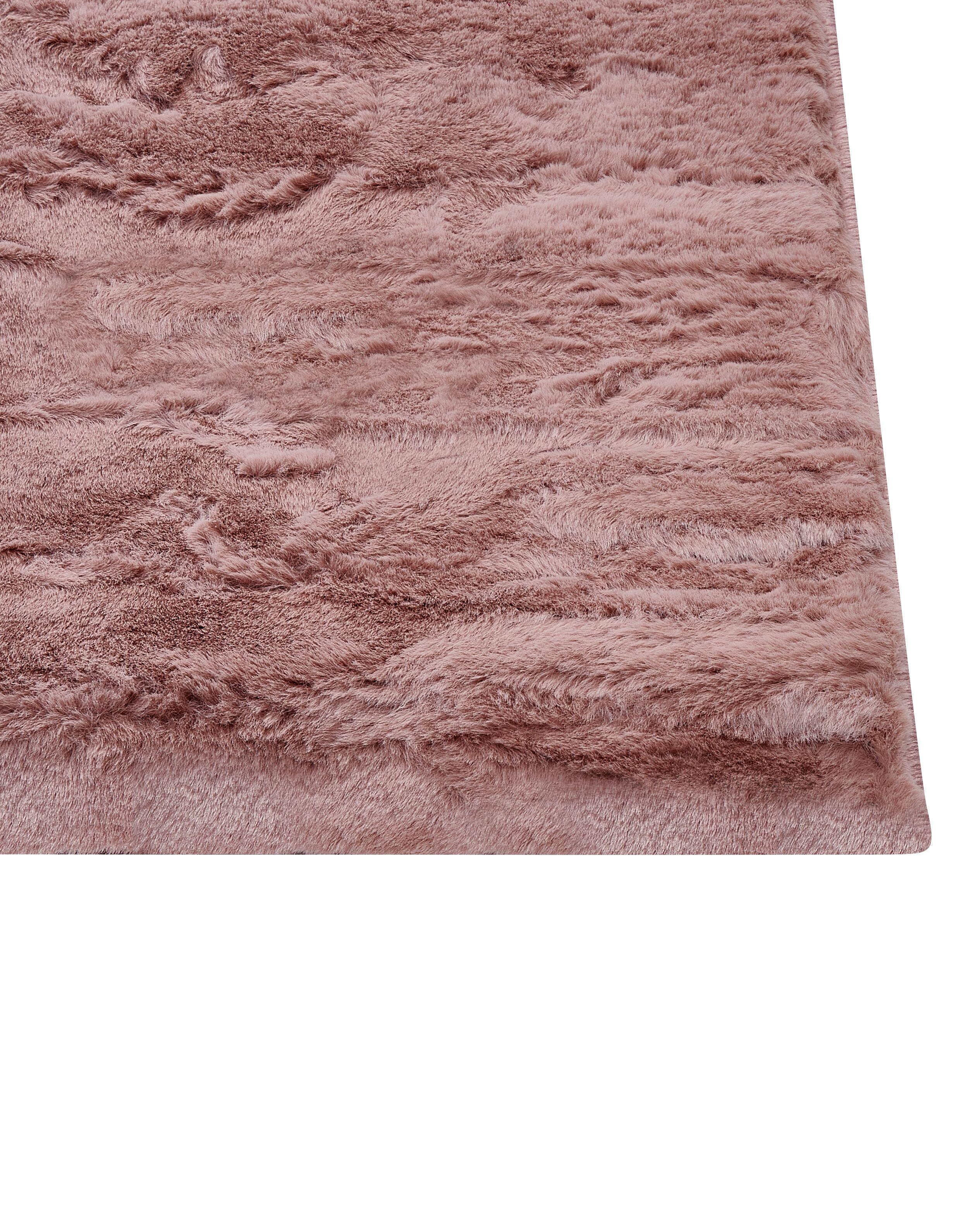 Kunstbontkleed MIRPUR Roze 80 x 150 cm