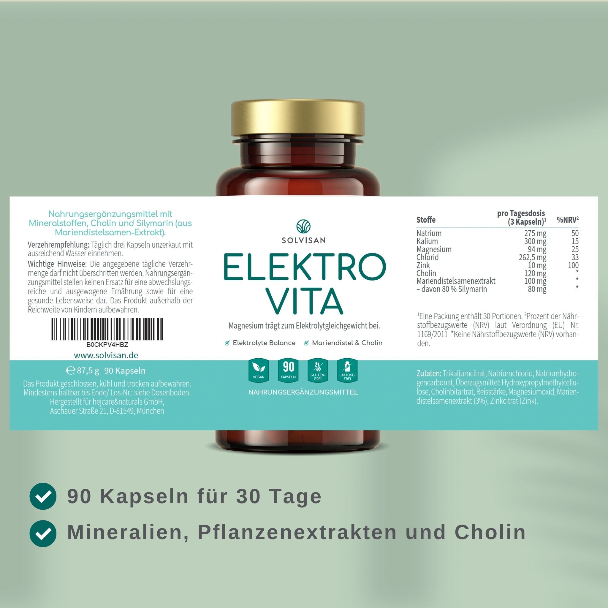 SOLIVSAN® Elektro Vita | Elektrolyte Kapseln