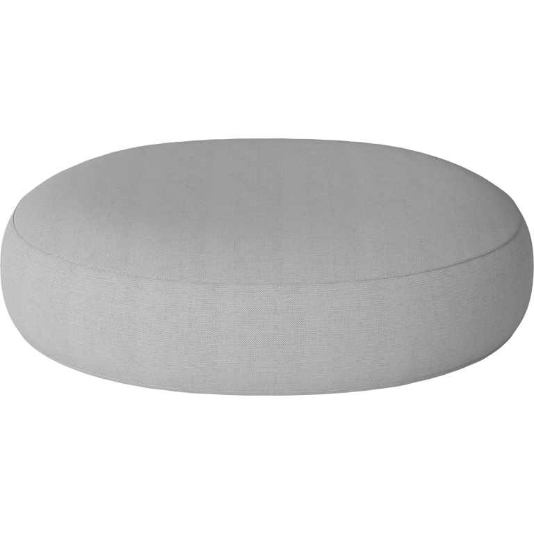 Bolia Calm poef outdoor Ø120 lichtgrijs
