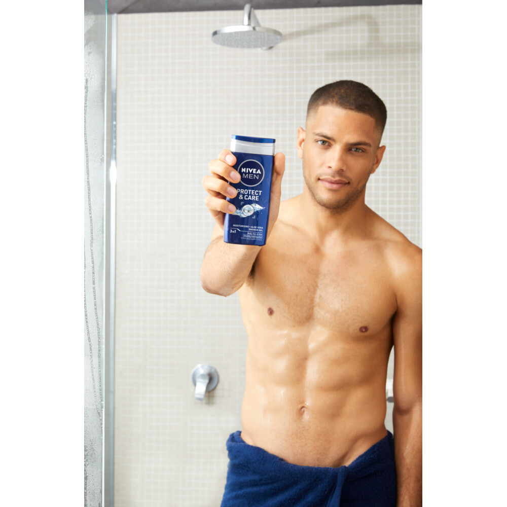 6x Nivea Men Douchegel Protect & Care250 ml