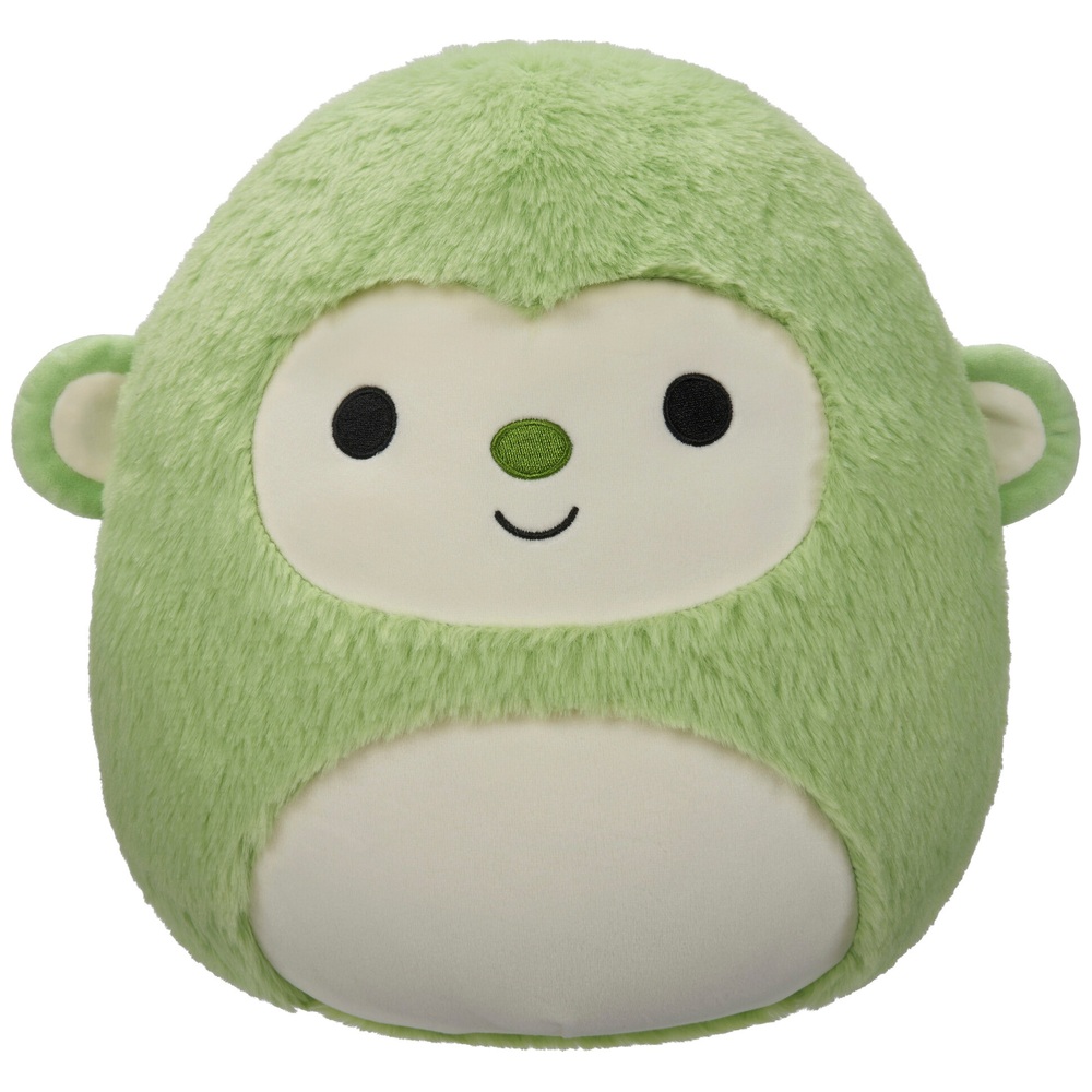 Original Squishmallows 30cm Fuzz-A-Mallows Mills, das grüne Affen-Plüschtier