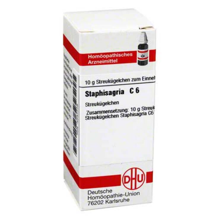DHU Staphisagria C 6 Globuli, 10 g