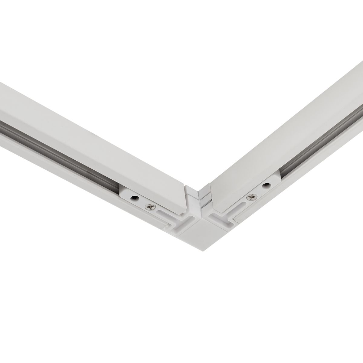 Modern railsysteem met 6 spots beige met wit 1-fase - Slimline Uzzy