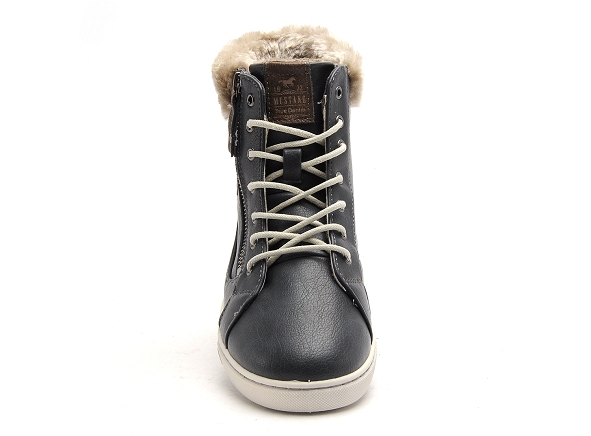 Mustang boots bottine plates femme 1349504 bleu