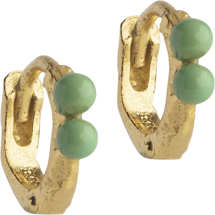 ENAMEL Copenhagen Hoops, Paula 6 mm Grass green