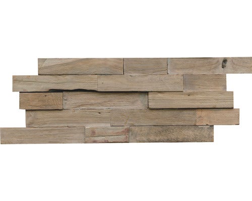 Houten lambrisering Teak Reclaimed Gun Smoke 20x50 cm