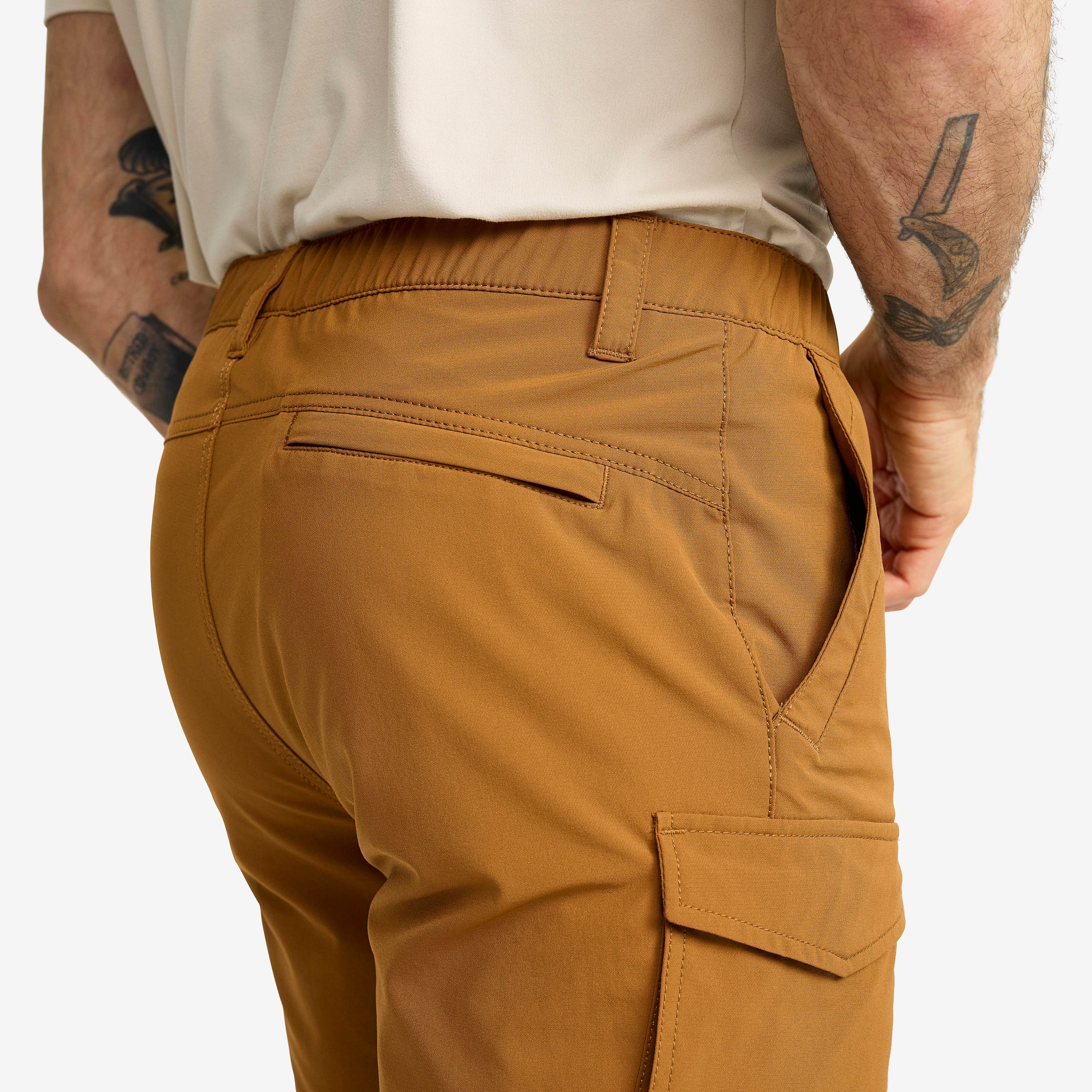Adventure Cargo Stretch Shorts Herre Rubber