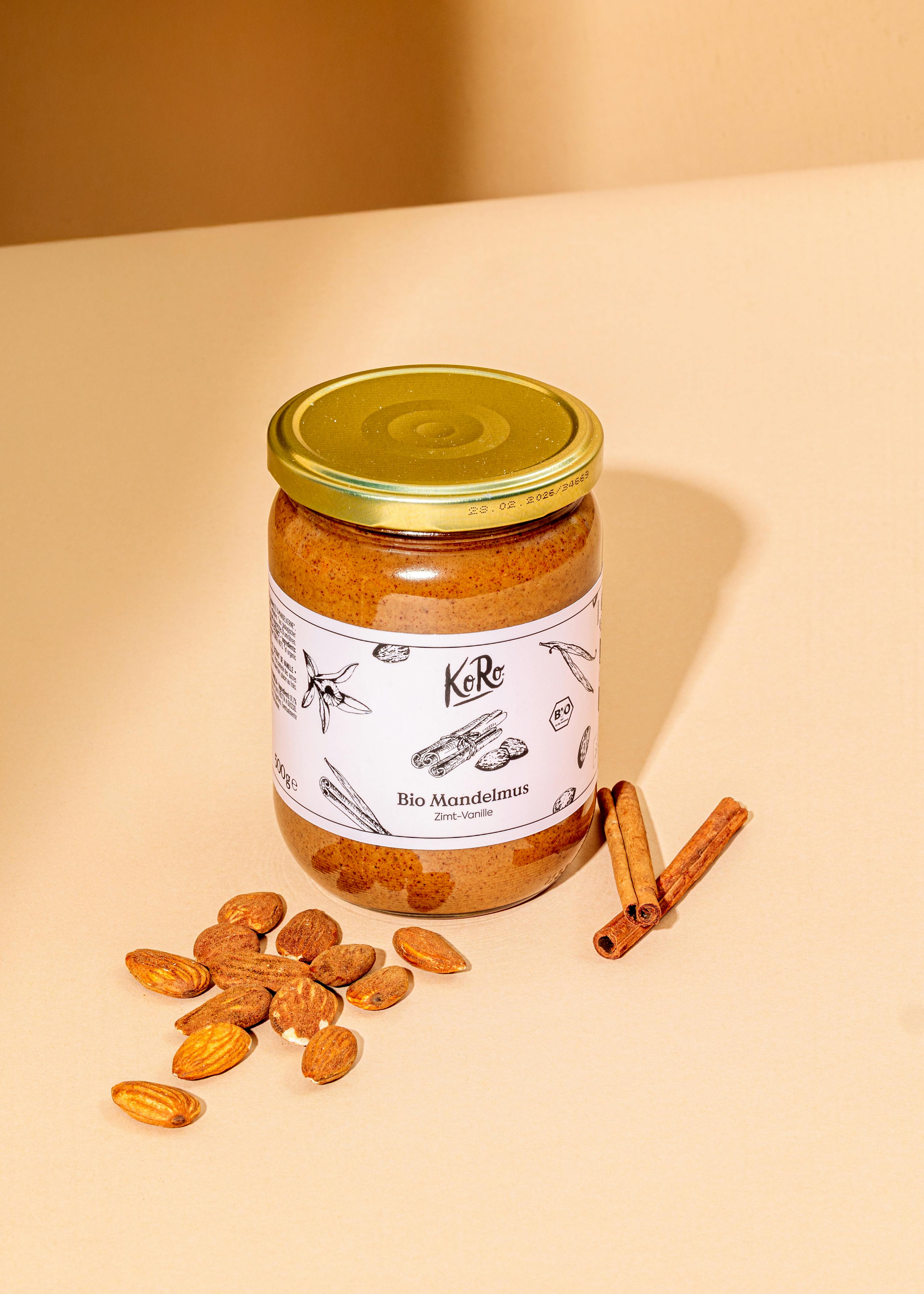 Bio Mandelmus mit Zimt und Vanille 500 g