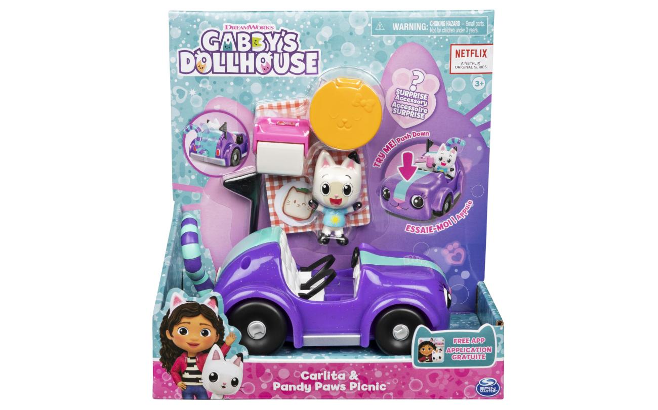 Gabby's Dollhouse Carlita's voertuig met Pandy