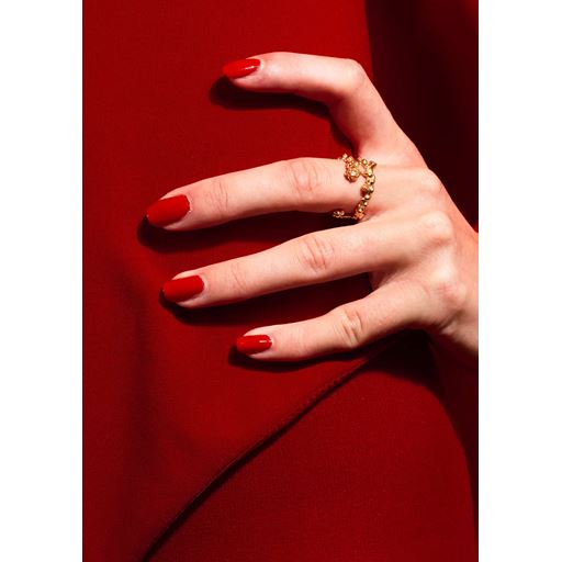 House Of Vincent Adagio Ring, Gold Plated, 58