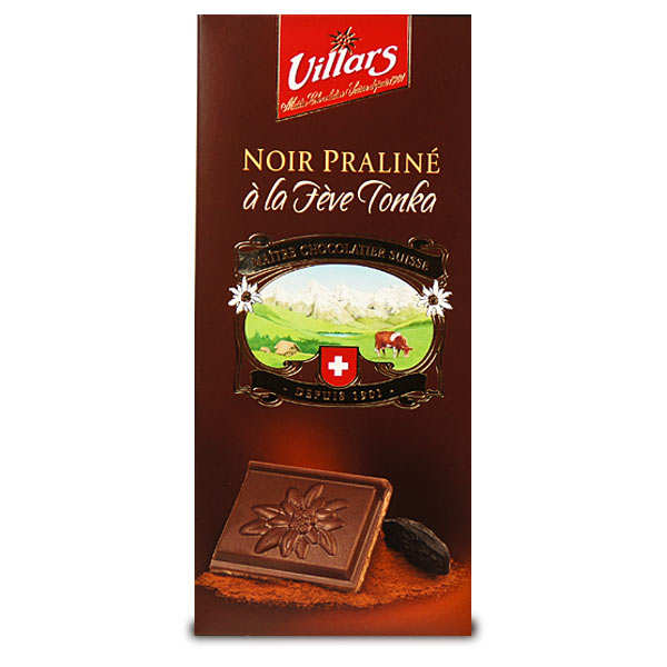 Chocolat noir praliné fourré à la Fève de Tonka