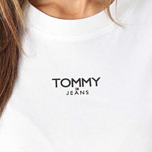 Tee Shirt Manches Longues Femme Essential Logo 6438 Blanc
