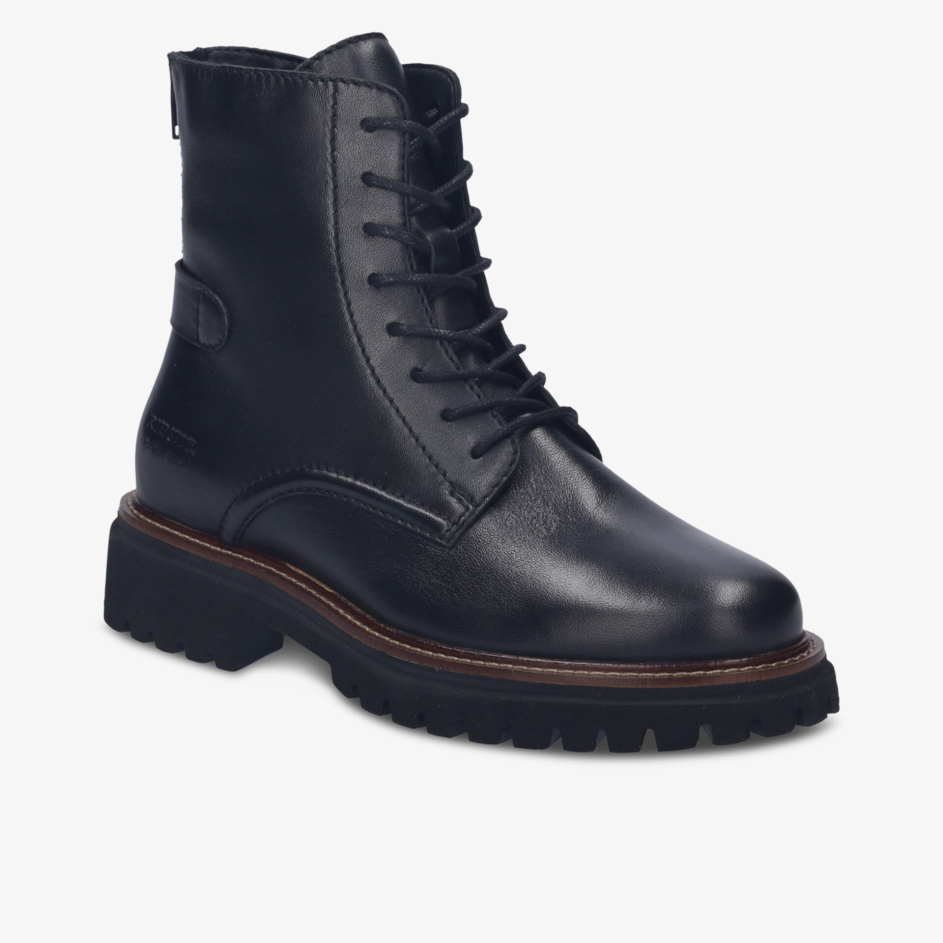 Josef Seibel Damen Schnürstiefeletten schwarz