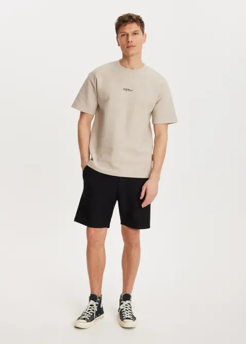 Ottoman t-shirt bruin (TAU.L)