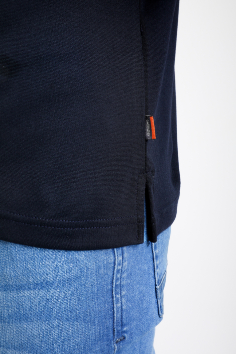 Gabbiano blauwe heren polo