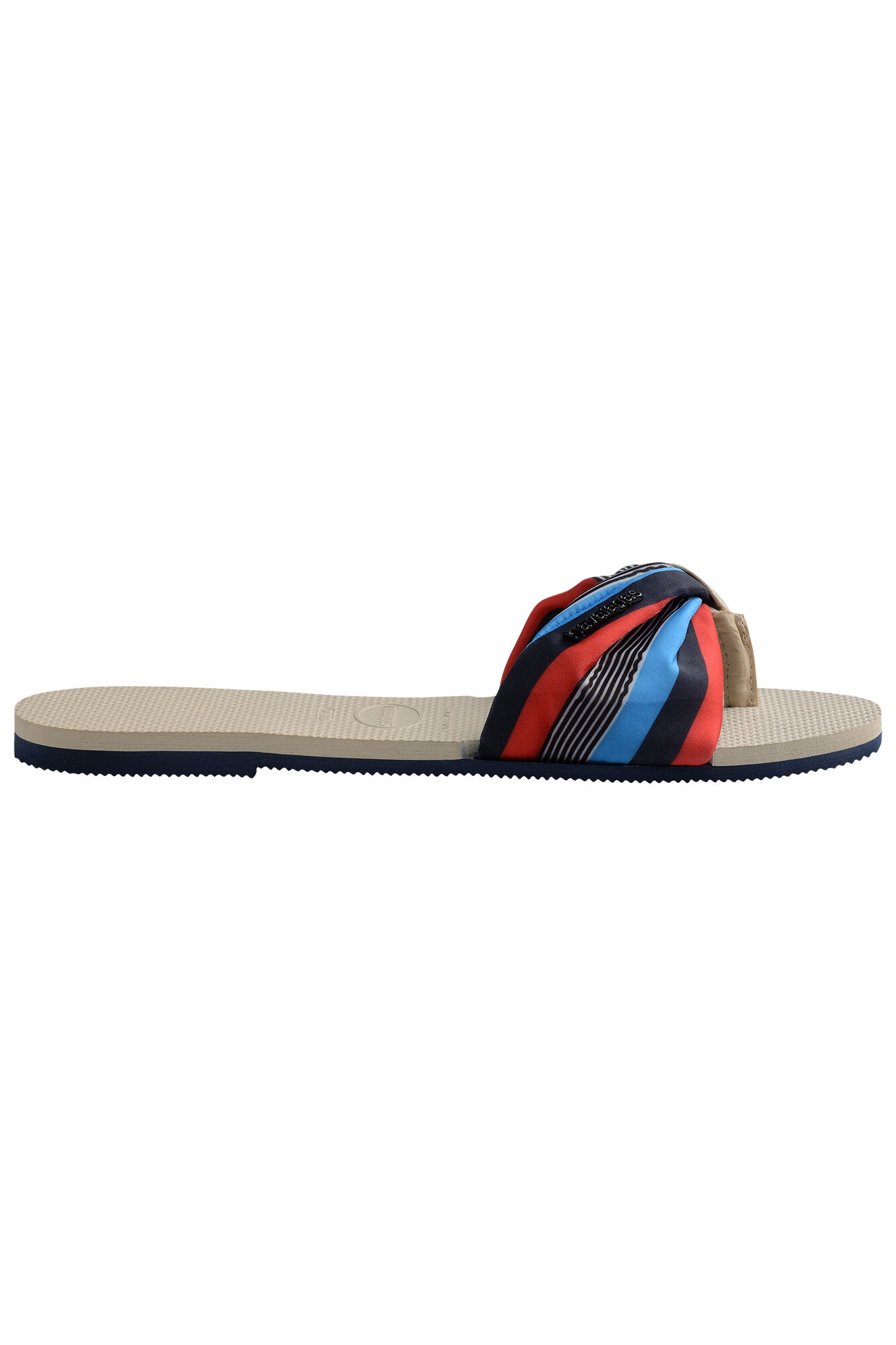 Chinelo You St Tropez com tira de tecido - bege