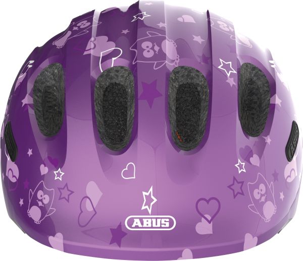Abus Smiley 2.0 Purple Star cykelhjelm