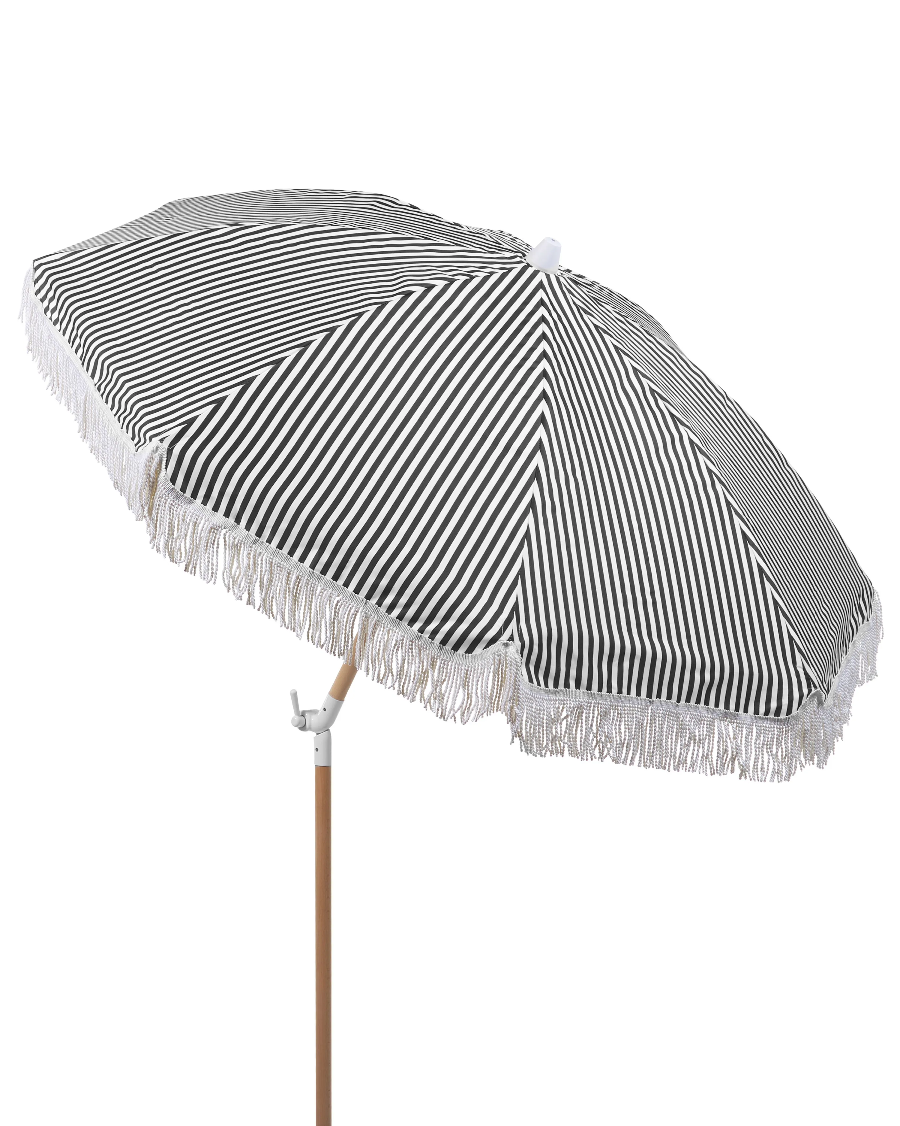 Parasol 150 cm MONDELLO Zwart/wit