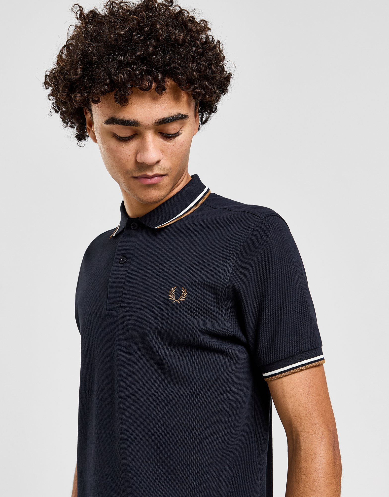Fred Perry Polo Double Liseré Homme